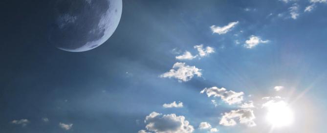 una vista del cielo